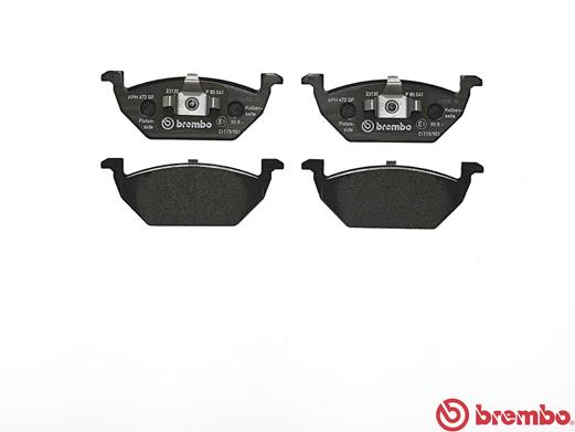 A.B.S. P 85 041 BREMBO Bremsbelagsatz, Scheibenbremse